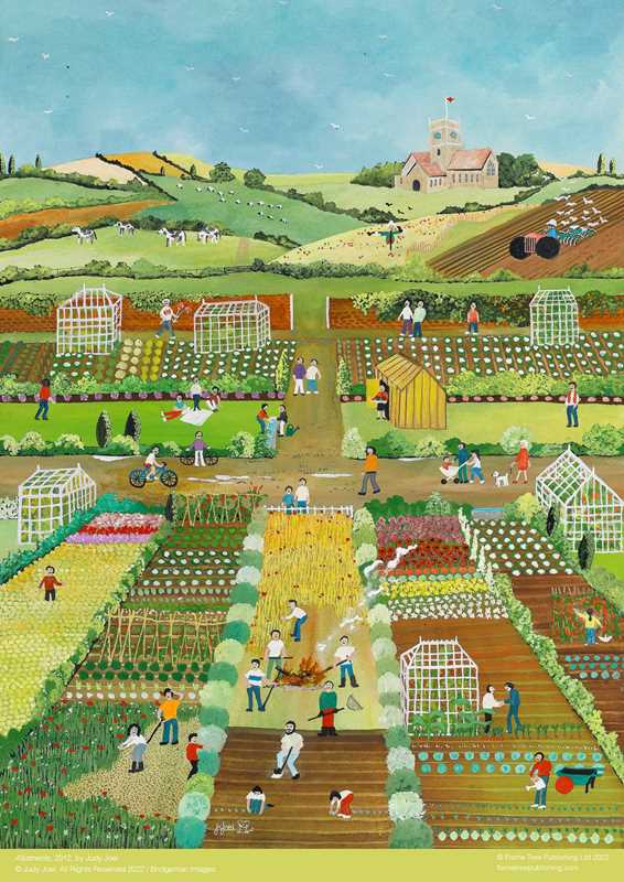 Adult Jigsaw Puzzle Judy Joel: Allotments, 2012 (500 pieces) by: Jigsaw; 1 pages / English
