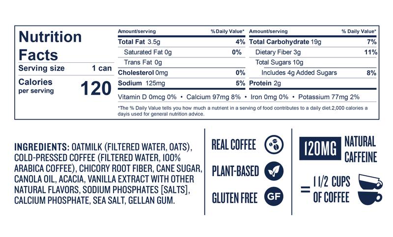 Draft Latte Oat Milk - Vanilla image 3