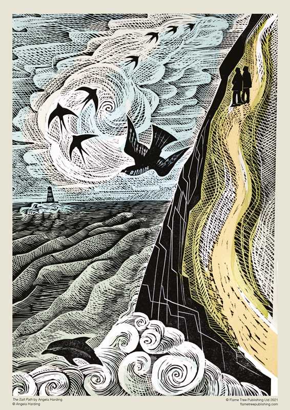 Adult Jigsaw Puzzle Angela Harding: Cornish Path by: Jigsaw; 1 pages / English