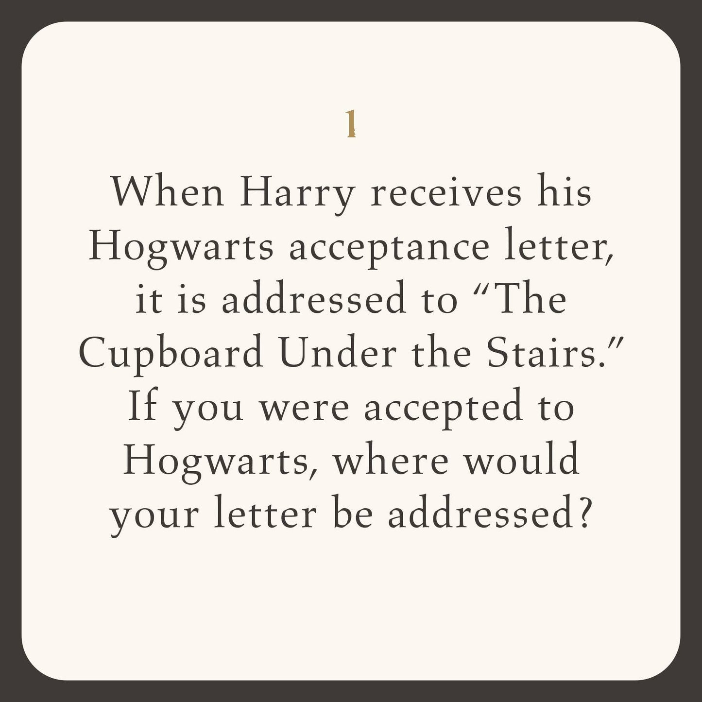 Harry Potter: Conversation Cards