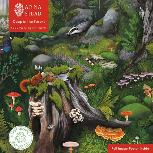 Adult Sustainable Jigsaw Puzzle Anna Stead: Deep in the Forest by: Jigsaw; 1 pages / English