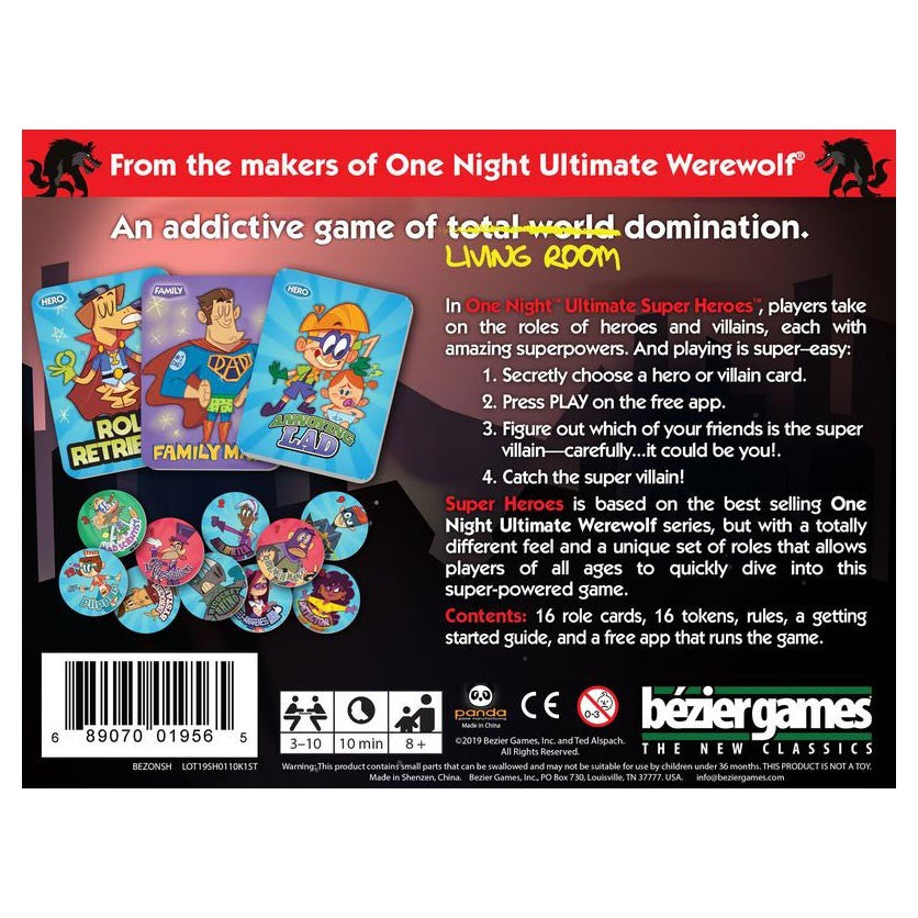 One Night Ultimate Super Heroes image 1