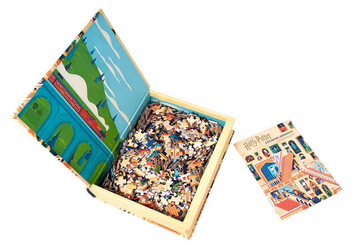Exploring Hogwarts Puzzle and Book Set