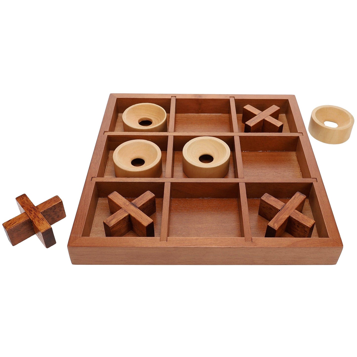 Tic Tac Toe Wooden Board Game