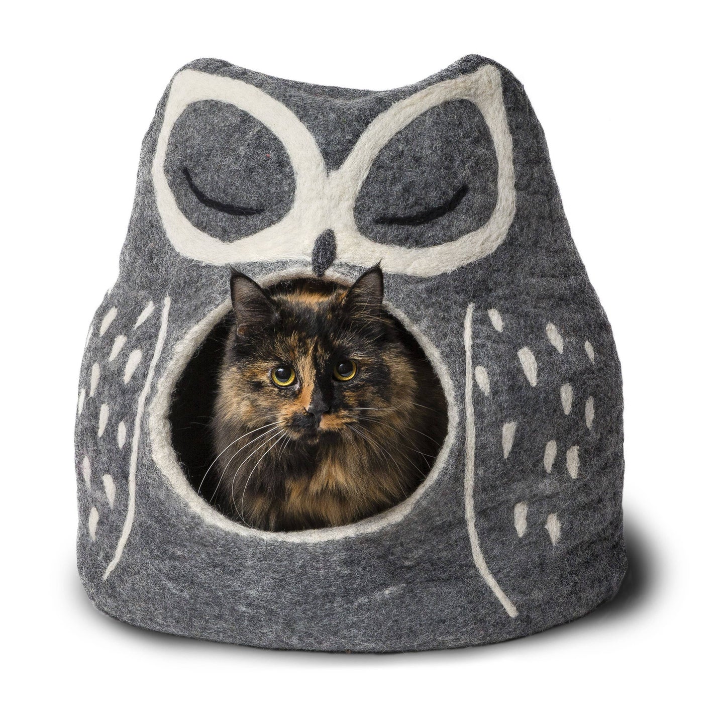 Owl Wool Pet Cave: Snowy