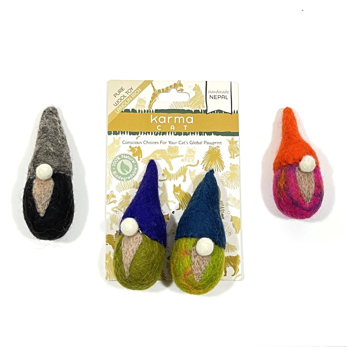 Cat Toy, Pack 2, Gnomes