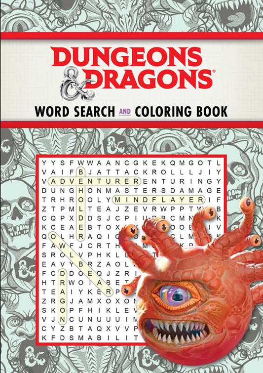 Dungeons & Dragons Word Search and Coloring by Editors of Thunder Bay Press: Paperback; 120 pages / English