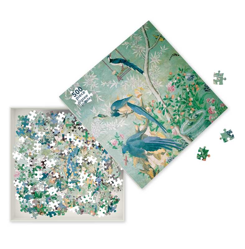 Adult Jigsaw Puzzle John James Audubon: Magpie Jays (500 pieces) by: Jigsaw; 1 pages / English