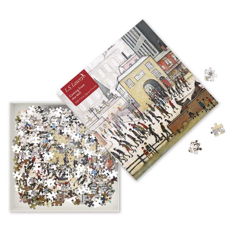 Adult Jigsaw Puzzle L.S. Lowry: Coming from the Mill (500 pieces) by: Jigsaw; 1 pages / English