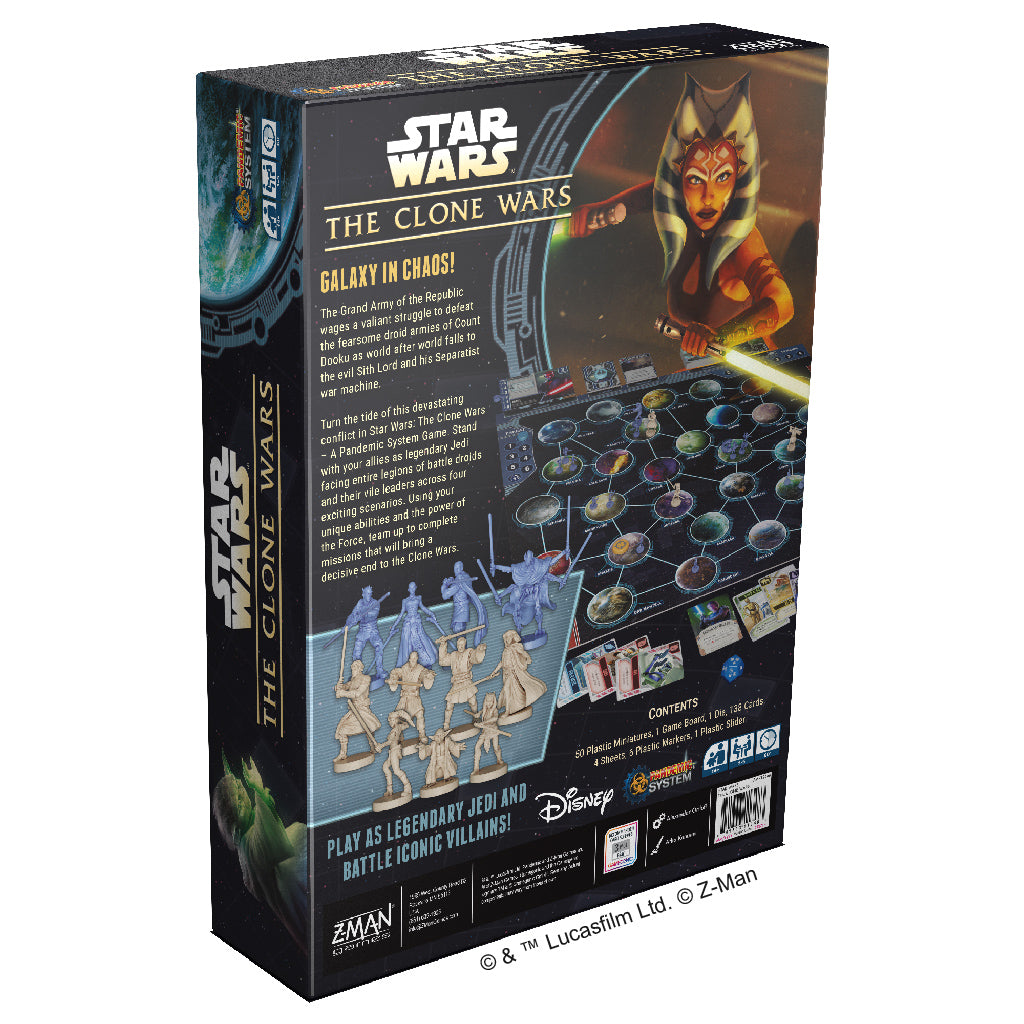 STAR WARS THE CLONE WARS A PANDEMIC SYSTEM GAME image 1