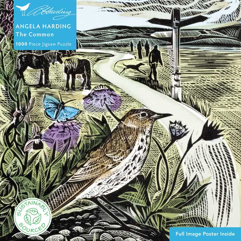 Adult Sustainable Jigsaw Puzzle Angela Harding: The Common by