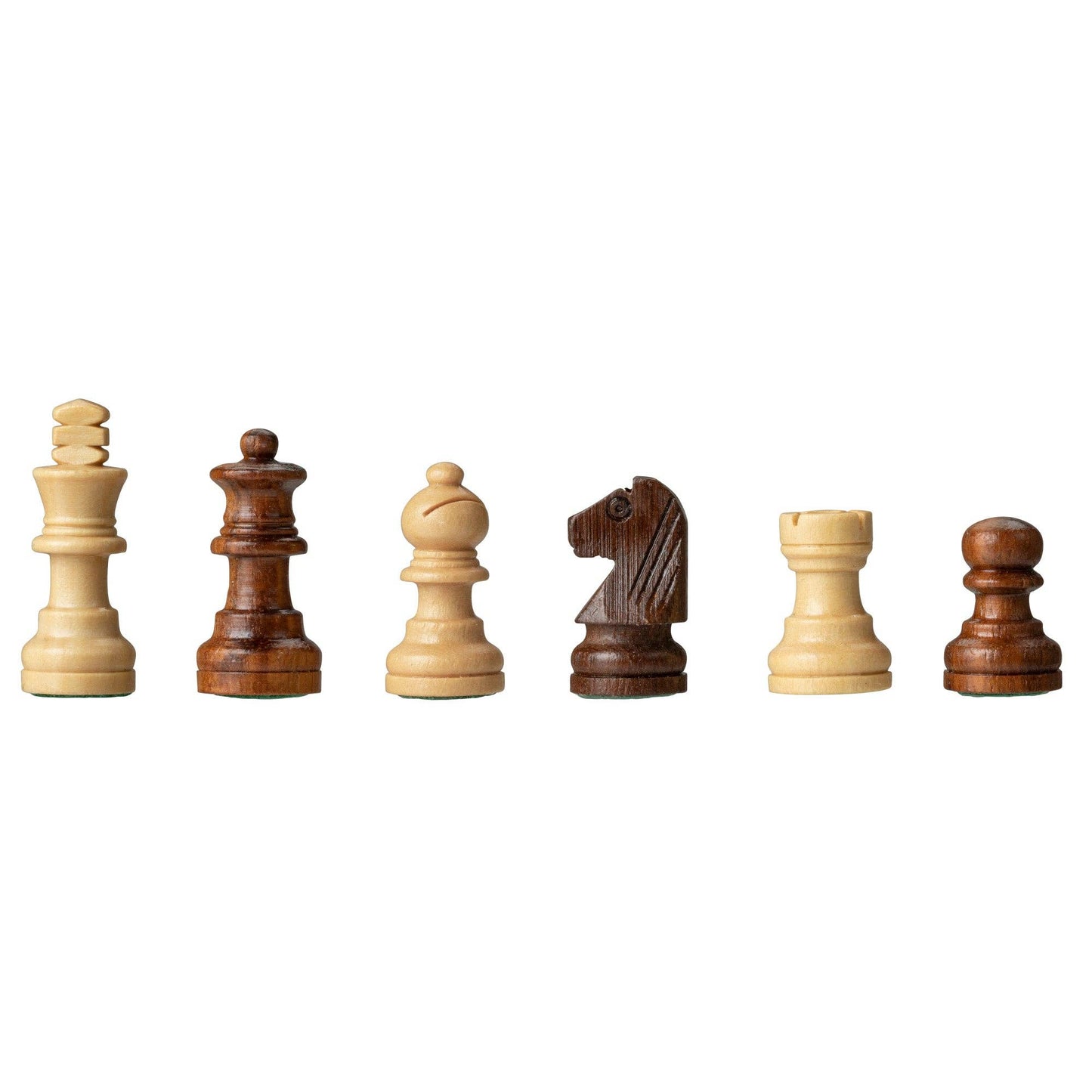 Travel Magnetic Wood Folding Chess Set, 7 inches