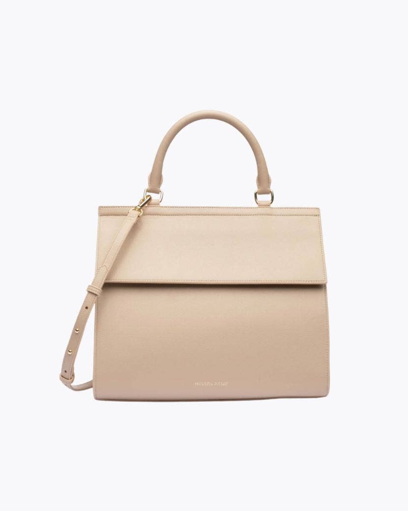 Insulated Large Lunch Bag – The Perfect Work Bag: Black Faux Crocodile