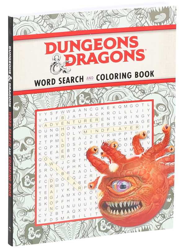 Dungeons & Dragons Word Search and Coloring by Editors of Thunder Bay Press: Paperback; 120 pages / English