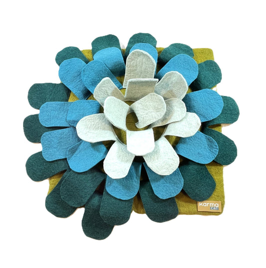 Activity Mat, 3D Rose: Blue