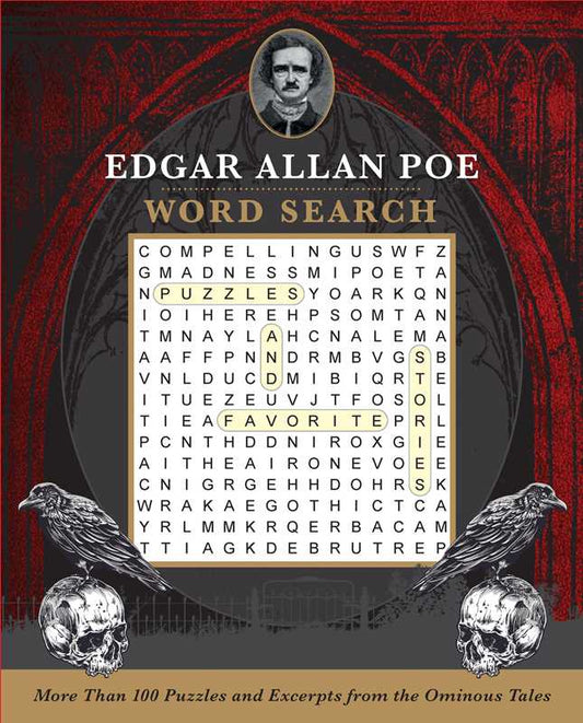 Edgar Allan Poe Word Search by Editors of Thunder Bay Press: Flexibound; 256 pages / English