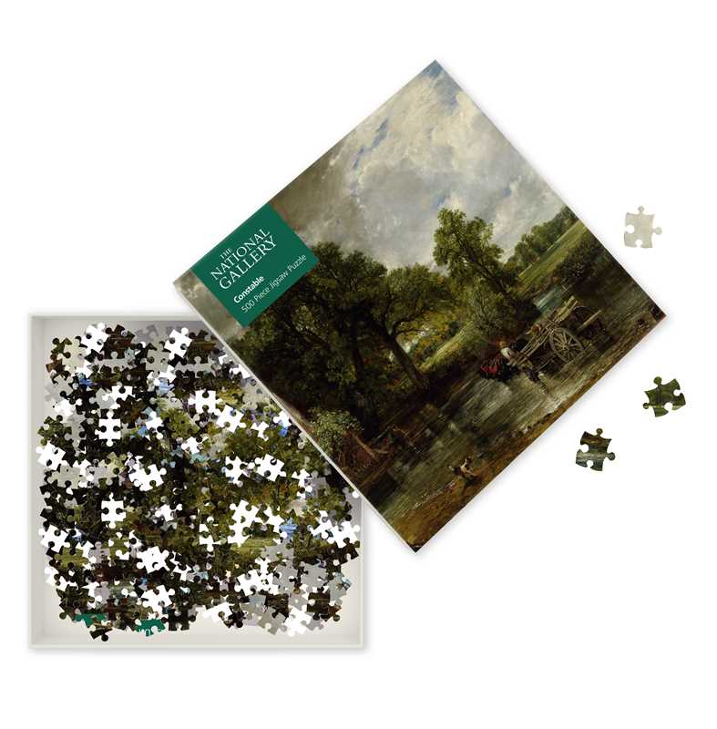 Adult Jigsaw Puzzle National Gallery: John Constable: The Hay Wain (500 pieces) by: Jigsaw; 1 pages / English