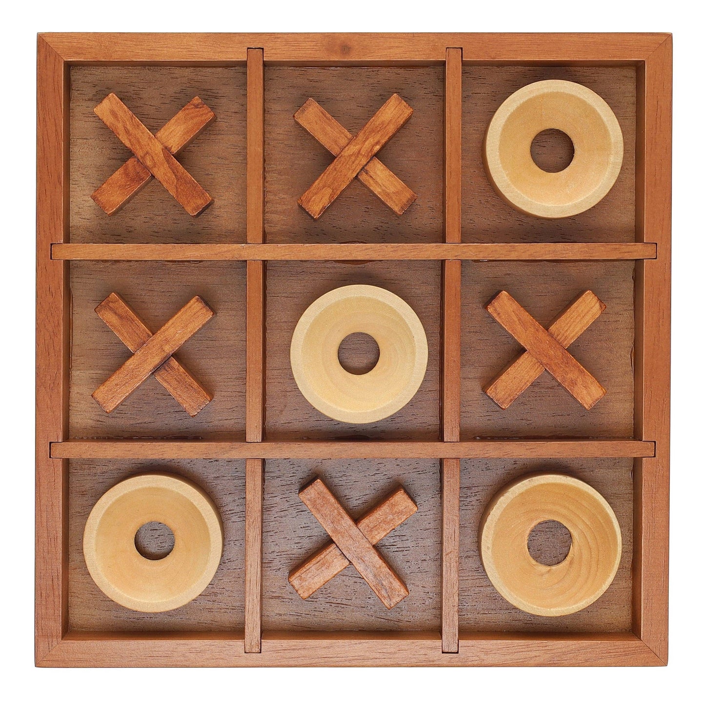 Tic Tac Toe Wooden Board Game