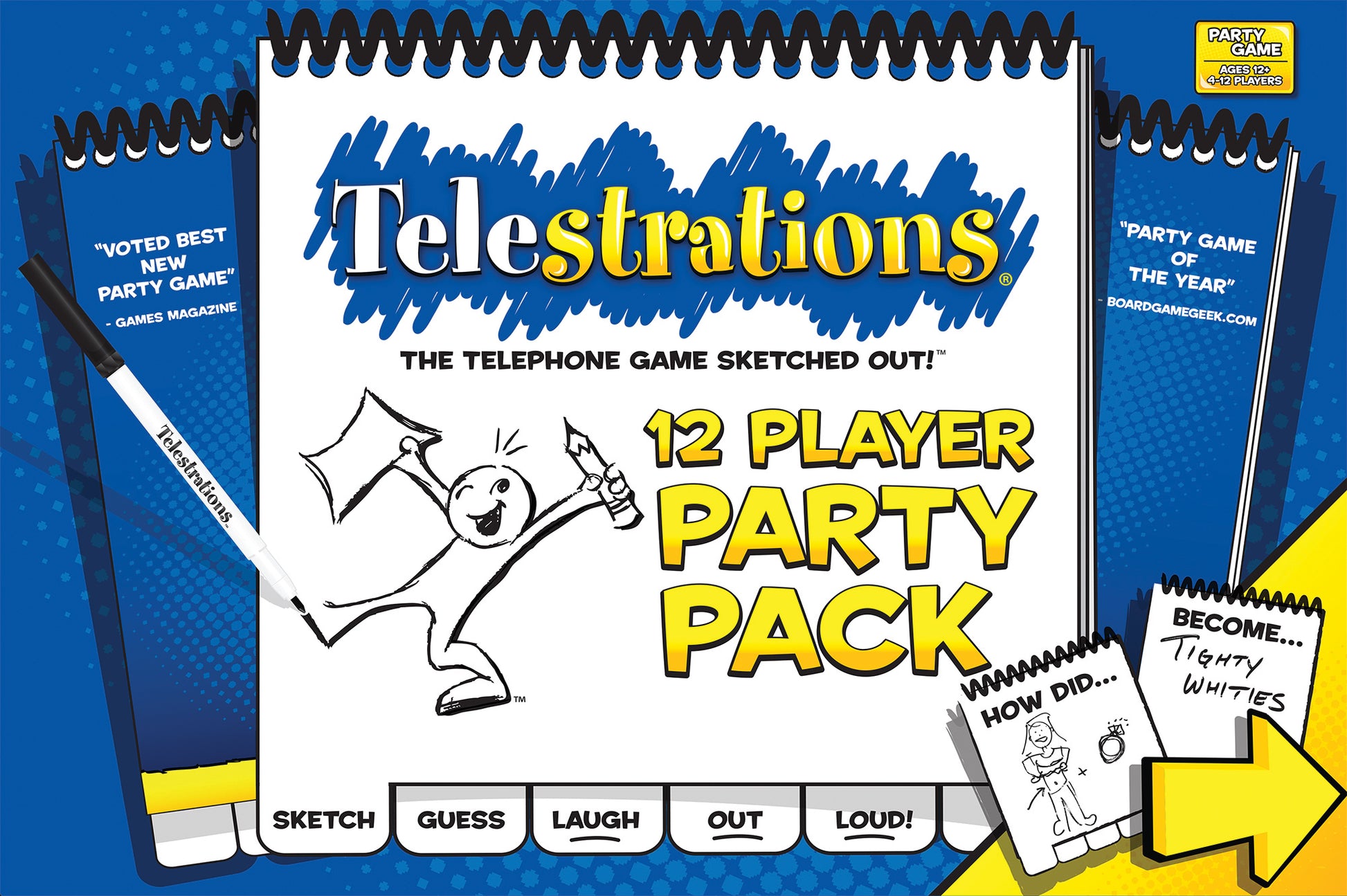 TELESTRATIONS 12P PARTY PACK image 3