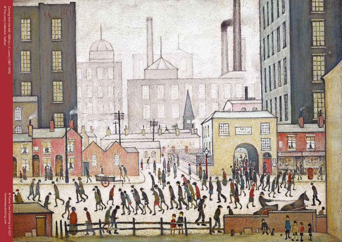 Adult Jigsaw Puzzle L.S. Lowry: Coming from the Mill (500 pieces) by: Jigsaw; 1 pages / English