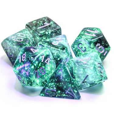 Borealis Polyhedral Light Smoke/Silver Luminary 7-Die Set