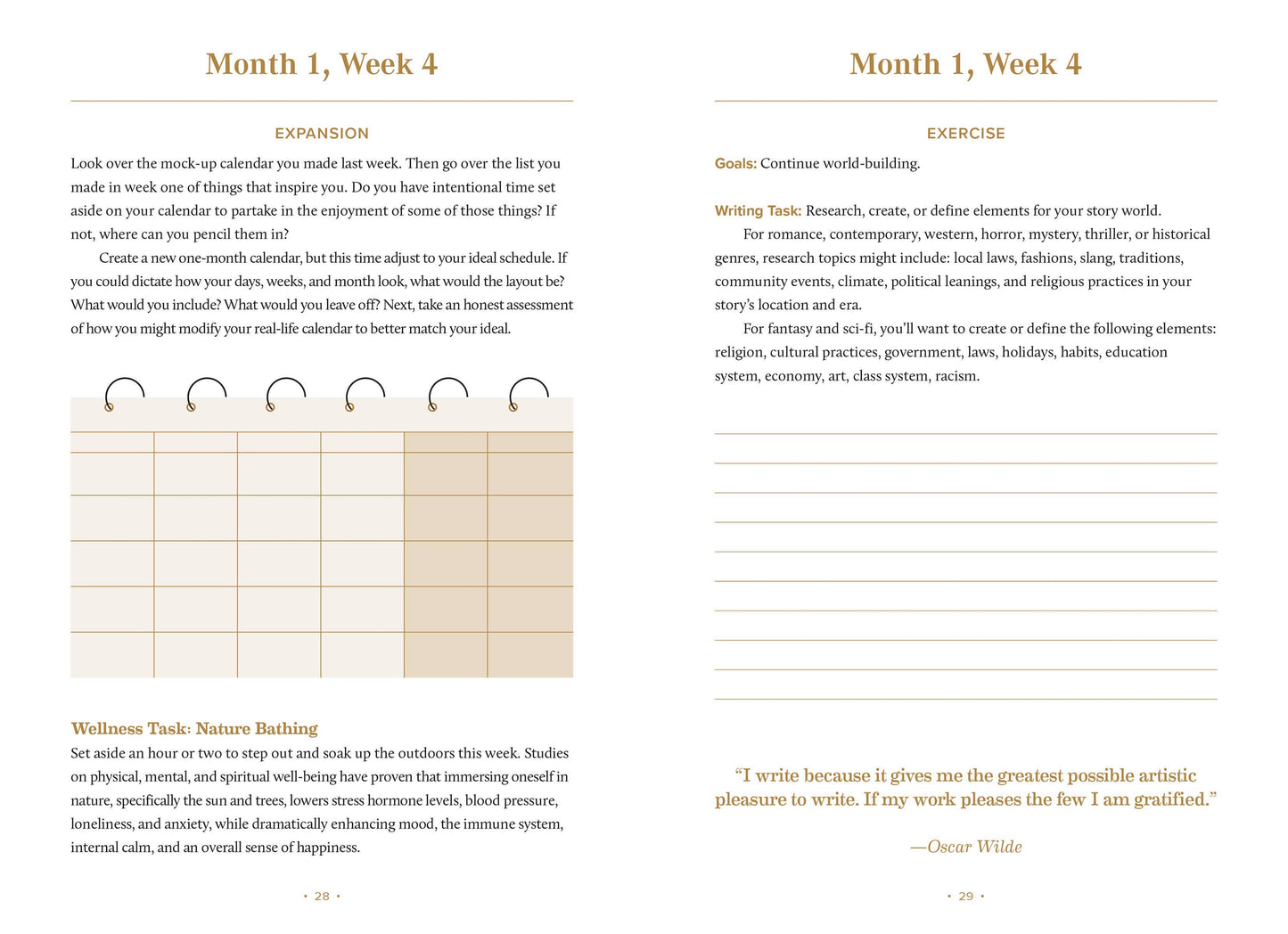 The Storyteller's Weekly Journal: A Guided Planner