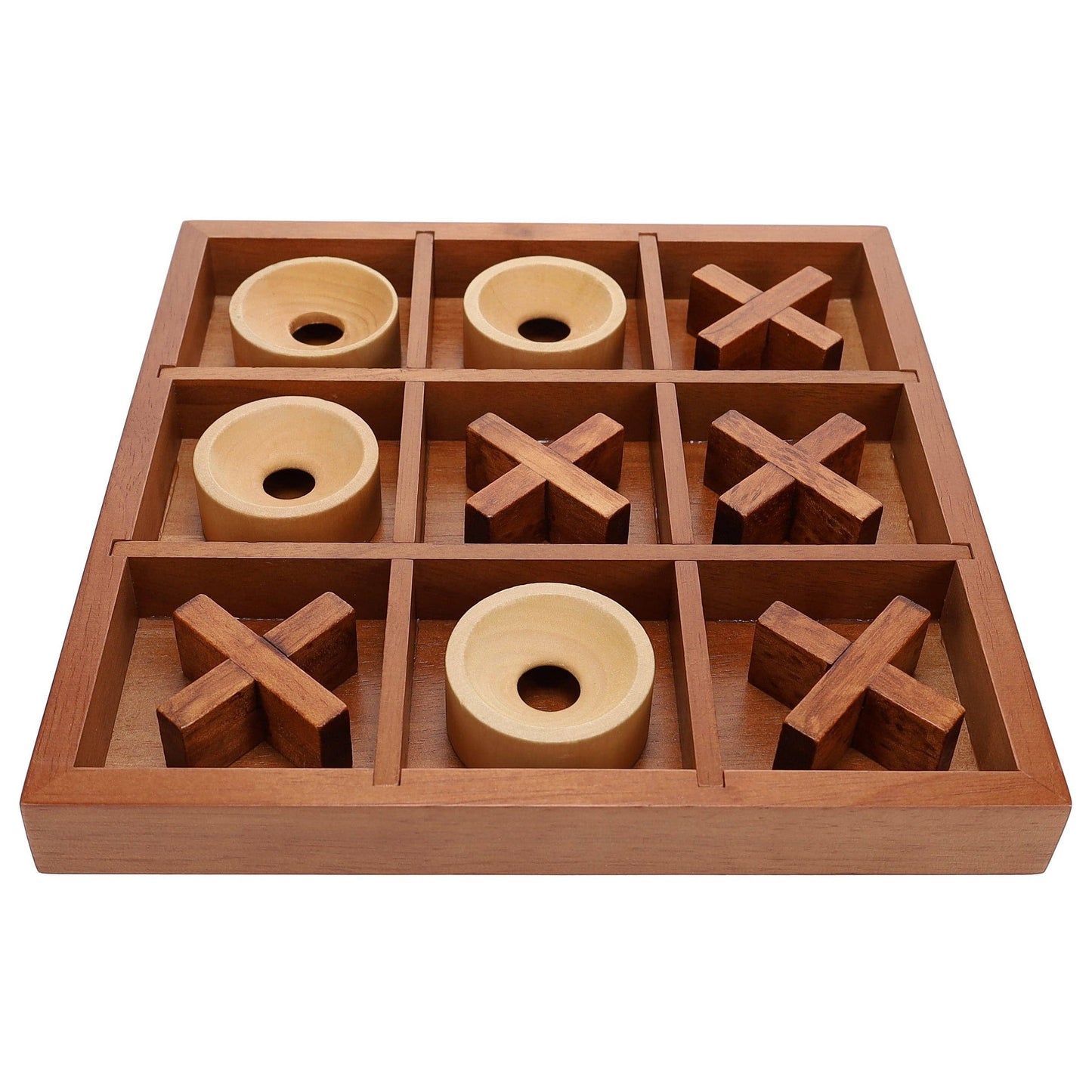 Tic Tac Toe Wooden Board Game