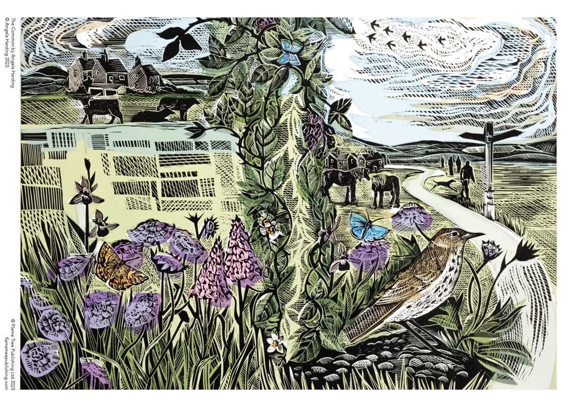 Adult Sustainable Jigsaw Puzzle Angela Harding: The Common by