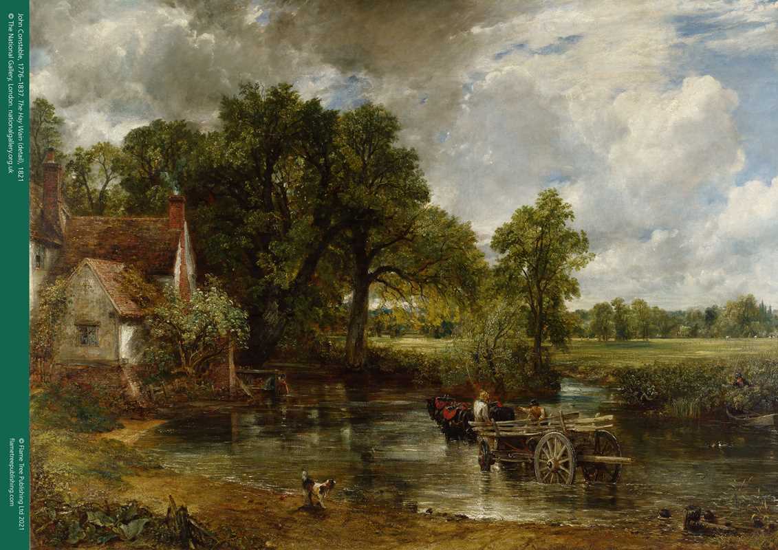 Adult Jigsaw Puzzle National Gallery: John Constable: The Hay Wain (500 pieces) by: Jigsaw; 1 pages / English