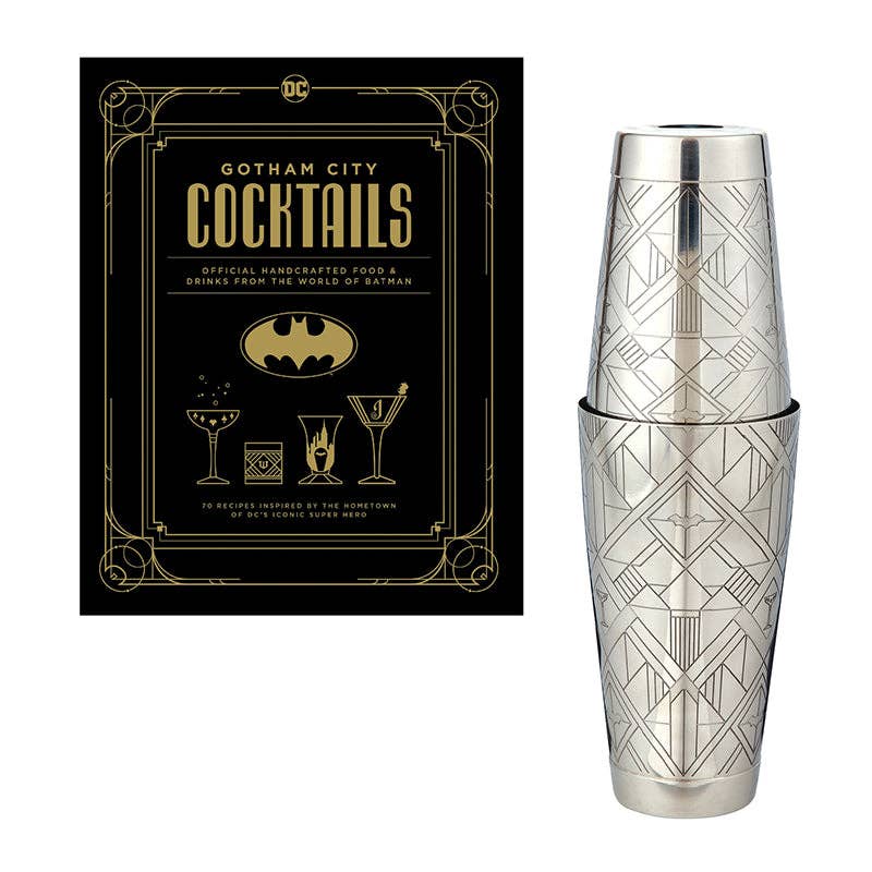 Gotham City Cocktails Gift Set (Exclusive Cocktail Shanker!)