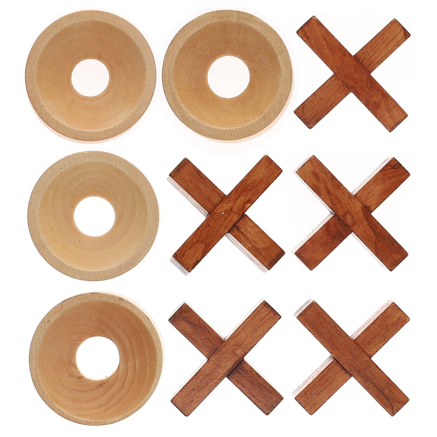 Tic Tac Toe Wooden Board Game