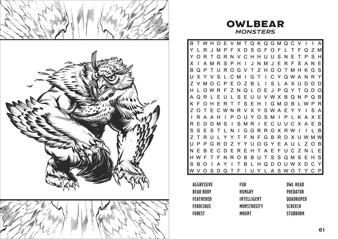 Dungeons & Dragons Word Search and Coloring by Editors of Thunder Bay Press: Paperback; 120 pages / English